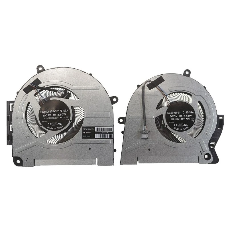 For HP envy 17m-CH 17m-ch0013dx CPU GPU fan TPN-W148 M45786 M45787-001