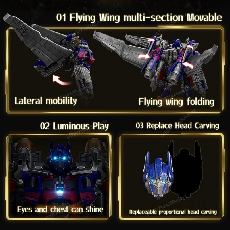 BLOKEES Transformers Classic Class Building Blocks Man Assembly Toy Wing Optimus Prime The Fallen Model Ornament Collection Gift