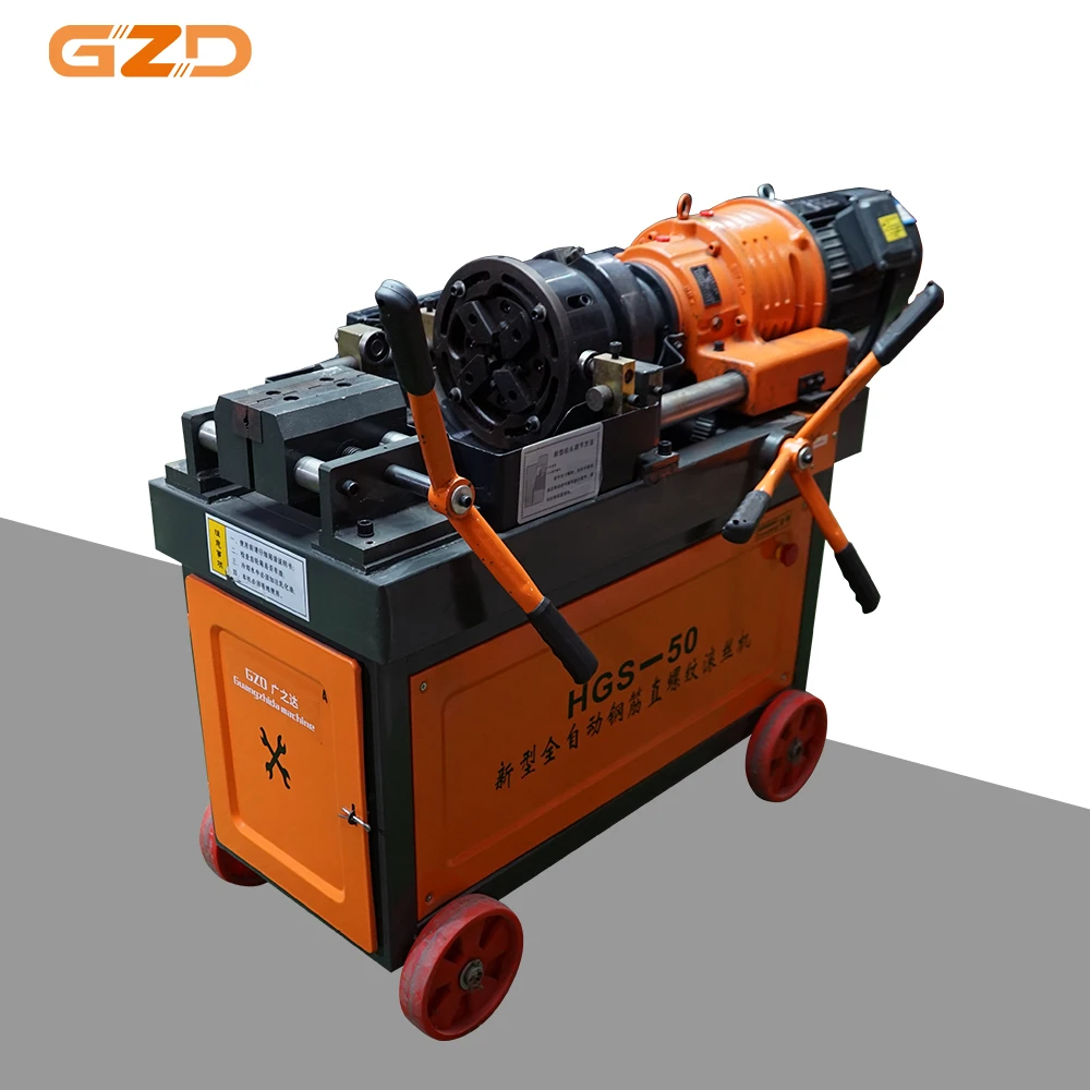 Factory Sale Semi-automatic 4kW 380V Rebar Thread Rolling Machine