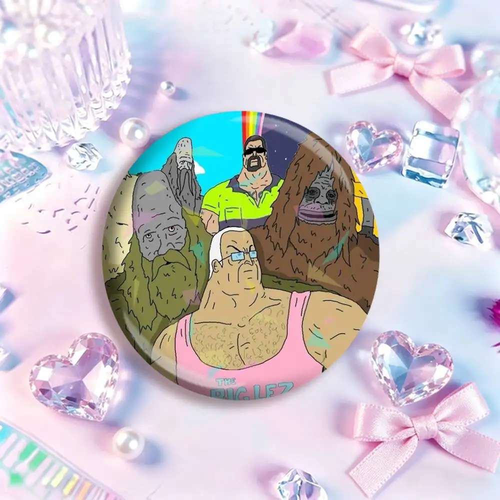 Bfdi B-Battle For Dream Island  Laser Badge Creative Pins Brooch for Decor Gifts Fans Collect Easter decorations