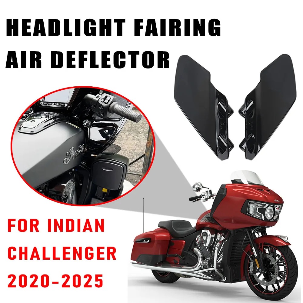 

Крышка лобового стекла ПК, красочные прочные аксессуары для мотоцикла, новый обтекатель фар, воздушный дефлектор для Indian Challenger 2020-2025