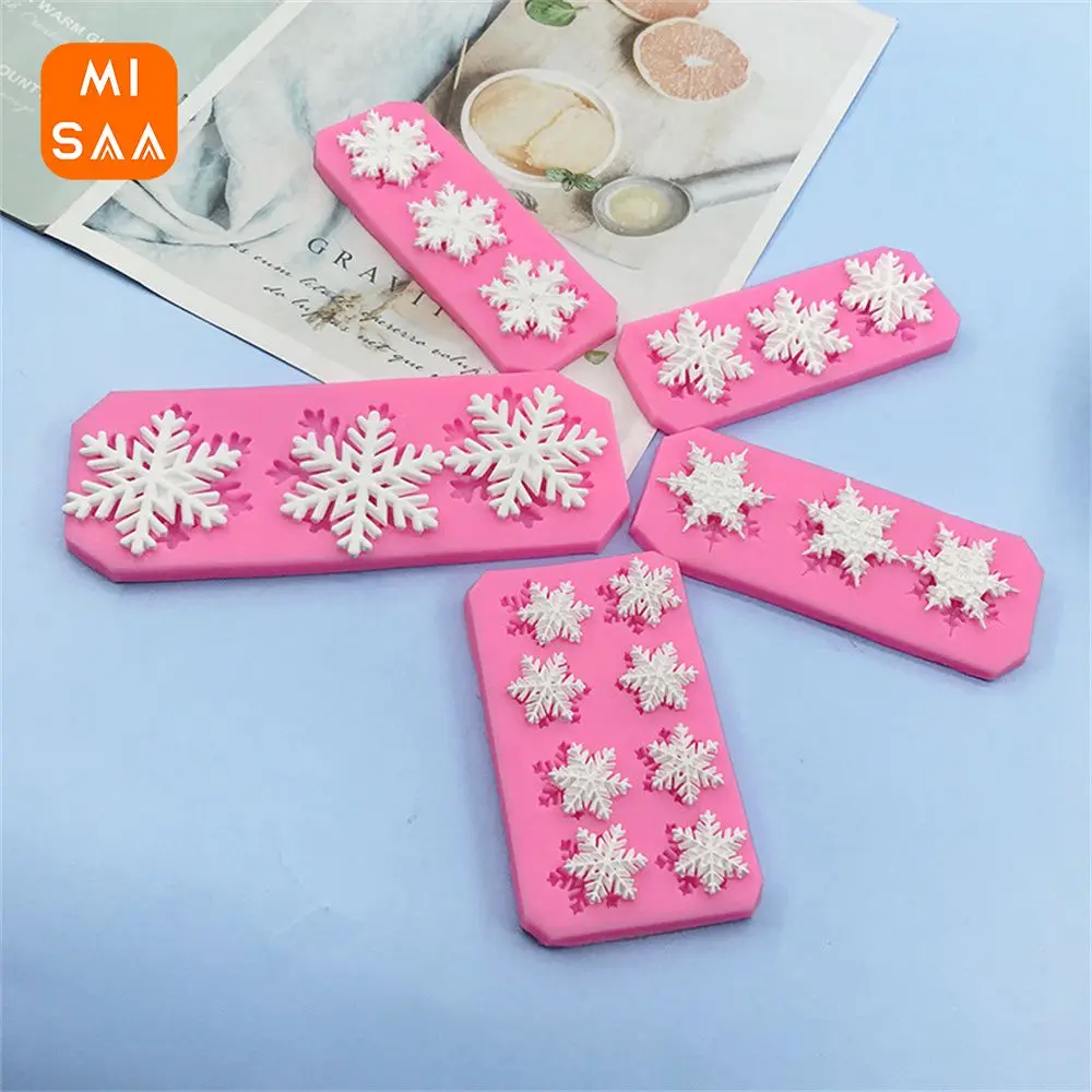 Clay Mold Silica Gel Winter Gift Easy To Use Home Baking Kitchen Bar Supplies Chocolate Mold Baking Chocolate Christmas Gift Diy