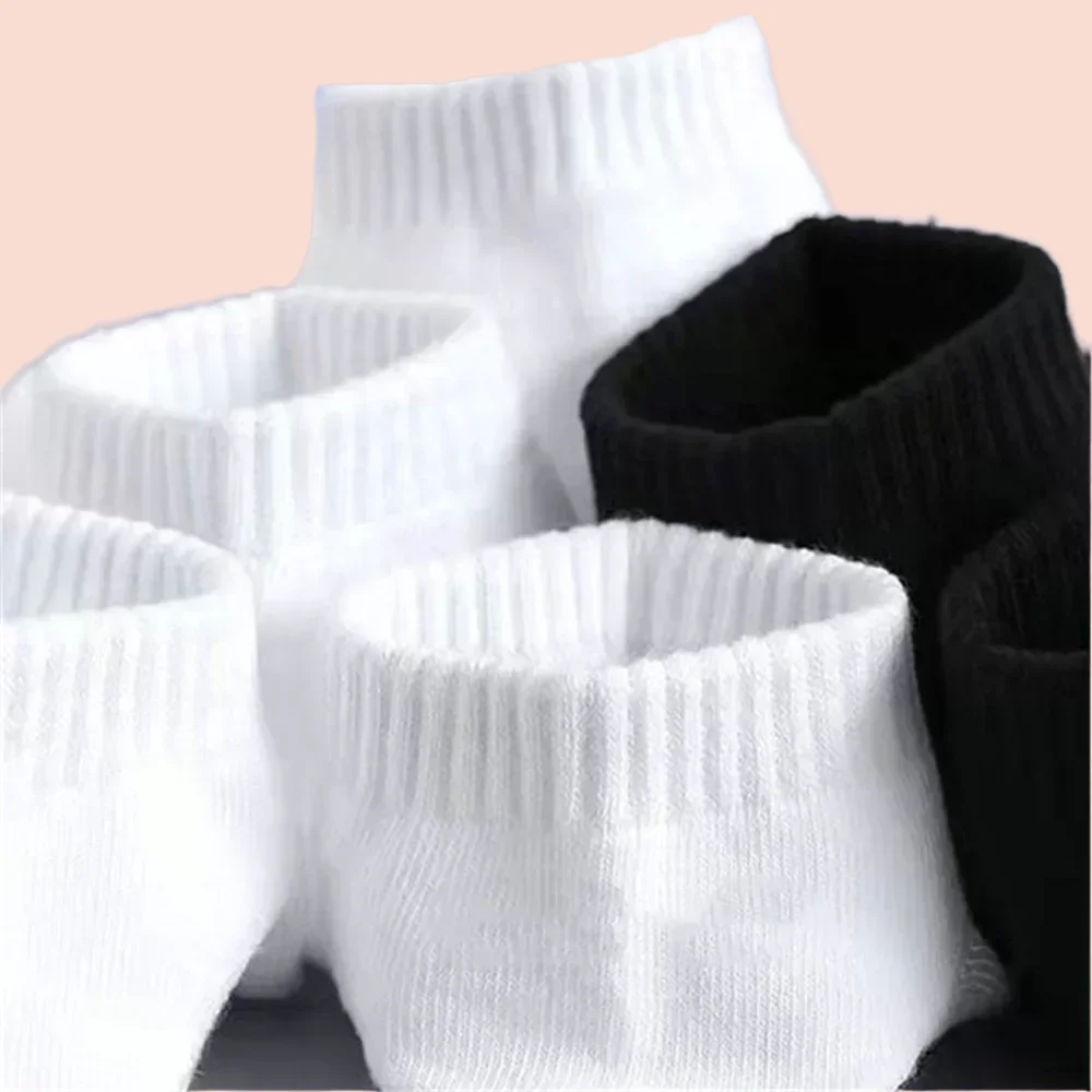 Chaussettes Courtes Classiques pour Homme et Femme, en Coton, Respirantes, Confortables, Décontractées, de Haute Qualité, Nouvelle Collection 5/10, 2024 Paires