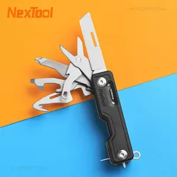 샤오미 Nextool 다기능 접이식 나이프, 캠핑 하이킹 도구, 휴대폰 거치대 카드 핀 오프너, 미니 다기능 서바이벌 나이프