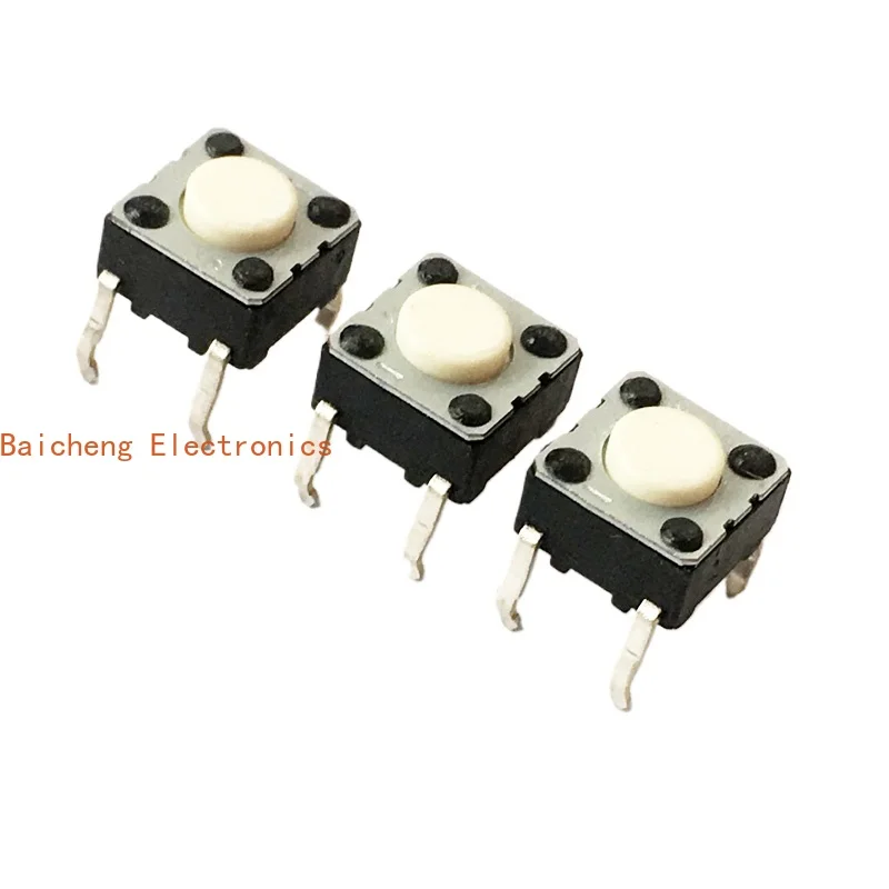 

10PCS 6 * 6 * 4.3 touch button switch EVQPAG04M push in 4-pin micro reset touch