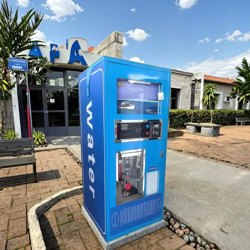 

Custom Purified Direct Drink Water Vending Machine With Coin Card Payment System Safe Drinking Pure Water Maker to Make Money