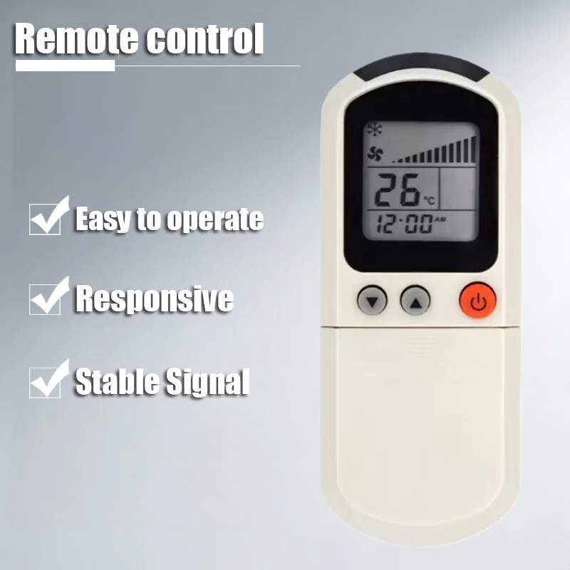 

Universal AC Remote Control Easy to Use Replacement Compatible with YORK And Other Air Conditioners Remote Controller