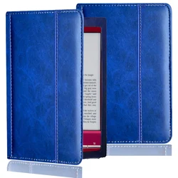 Folio Leather Case for Sony PRS-T1 Digital Book Reader Protective Cover with Magnetic Closure Pocket for Sony Prs T1 Funda Pouch