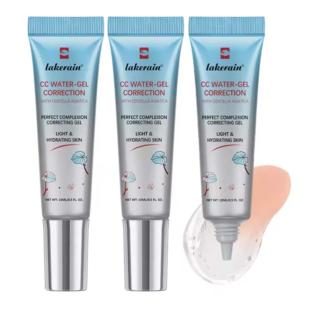 3 stks CC Crème Kleur Veranderende Vloeibare Foundation Centella Koreaanse Hoge Dekking Foundation Foundation Crème voor Gezichtsbasis Make-up - afbeelding 1