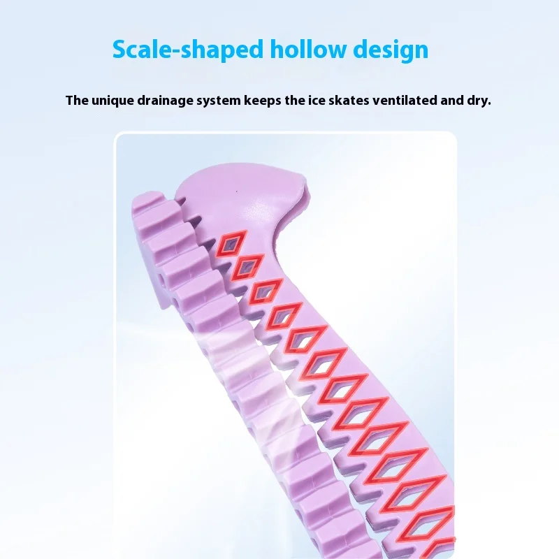 أغطية شفرات التزلج على الجليد القابلة للتمدد، أغطية حماية ناعمة من مادة TPU لهوكي الجليد، أغطية حماية قابلة للتعديل لزلاجات الشكل #5