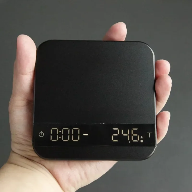 

Small mini ultra-thin USB espresso 2000g 0.1g digital automatic drip coffee weighing scale, suitable for coffee OEM