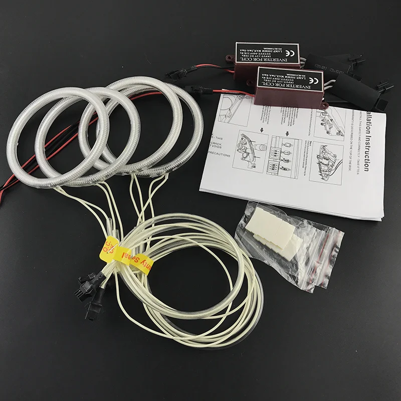 WHITE CCFL  Angel Demon Eyes Kit Light for BMW 3 Series E46 325ci 330ci Convertible Coupe 2004-06 LCI Xenon car accessories