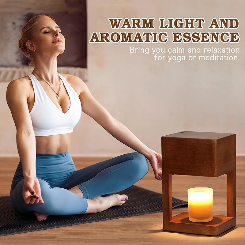 1 Piece Dimmable Electric Candle Warmer Lamp For Jar Candles With Timer,Birthday Gifts For Women Mom,For Home Decor US Plug