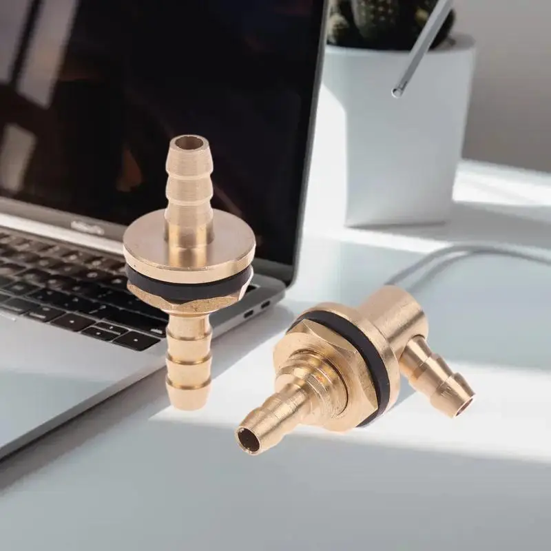 Remplisseur de buse d'huile de sortie d'entrée de mamelon de carburant d'huile en cuivre pour le réservoir de modèle RC accessoires de bricolage