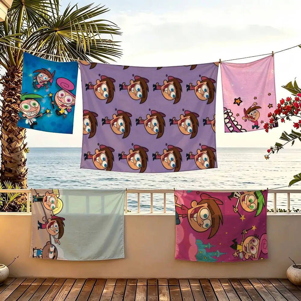 Anime The Fairly O-OddParents flag For Camping Party Picnic Studio Booth Background Wall Interior Decoration Banner