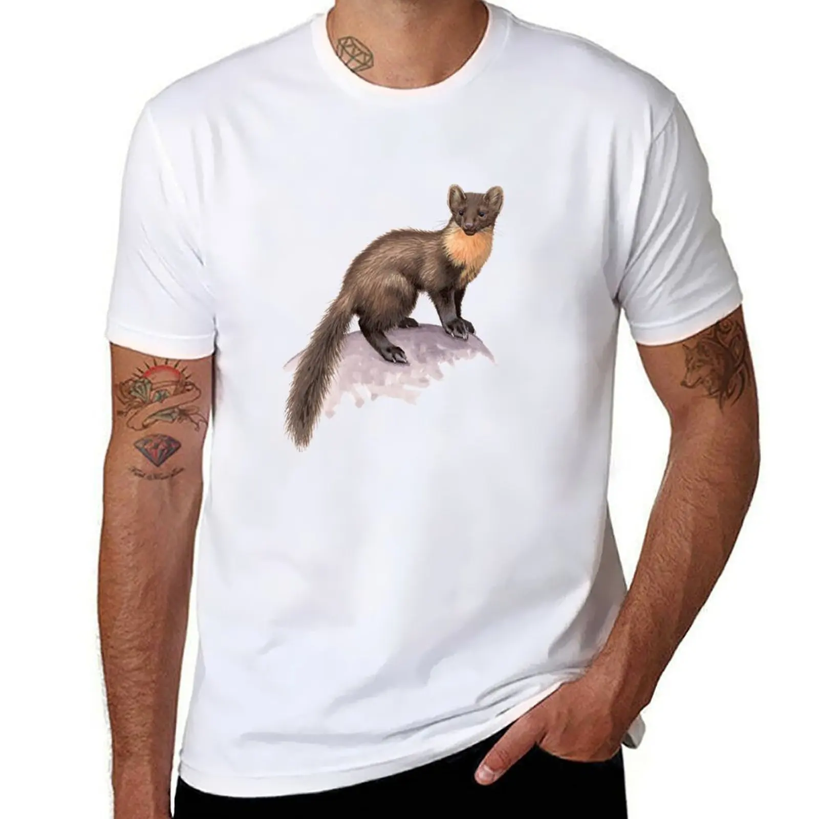 

Pine Marten T-Shirt t shirt custom print t shirt man cotton T-Shirt