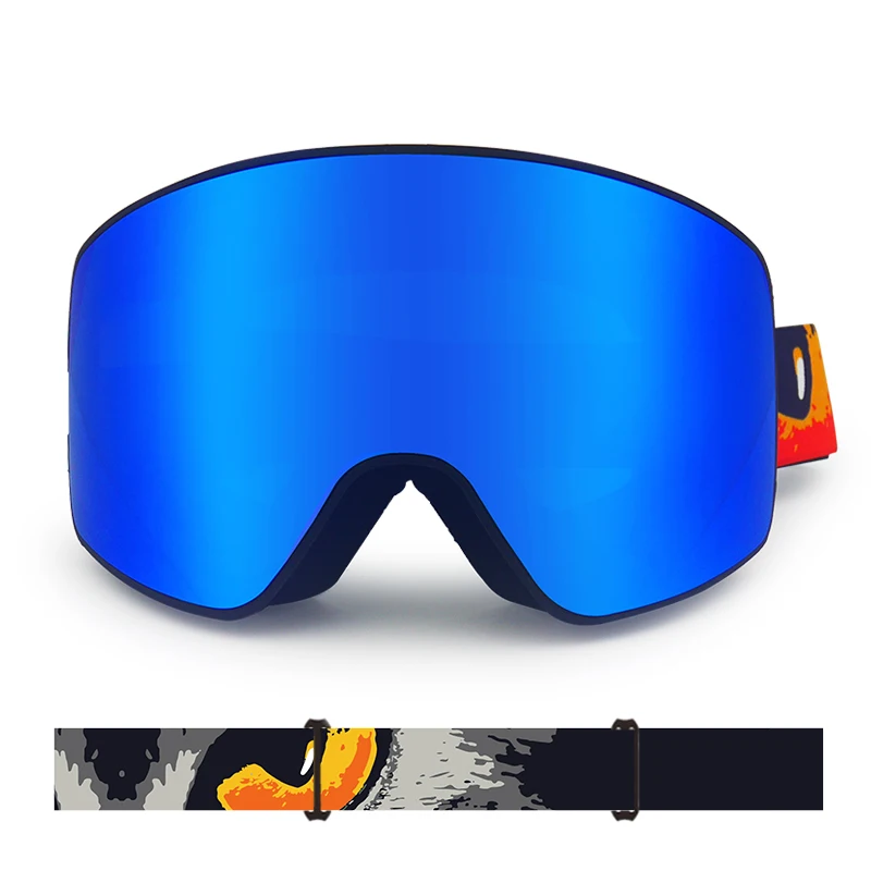 Best Selling Custom Thin Frame Ski/Snowboard Glasses Triple Layer Sports Eyewear for Adults and Youth