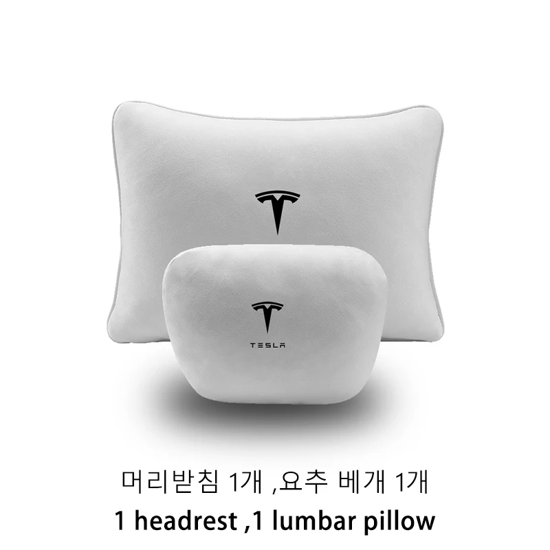 

For Tesla Model Y Juniper Standard 2026 Model 3 Highland Model S X Cybertruck Accessories Headrest Neck Pillow Waist Pillow 2025