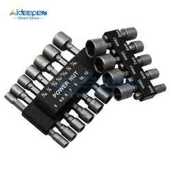 9/14pcs Powerful Socket Inner Hexagonal Wrench Hexagonal Handle Screwdriver Socket Bit Extension Rod Pneumatic Hand Tool Set