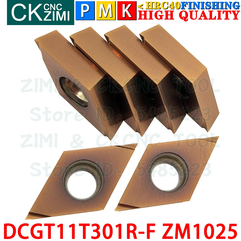 DCGT11T301R-F ZM1025 DCGT 11T301 R-F ZM1025 Wkładki z węglika Precyzyjna obróbka Narzędzia do toczenia zewnętrznego Mechaniczna tokarka do metalu DCGT11T3 DCGT 11T3 CNC Narzędzia tnące