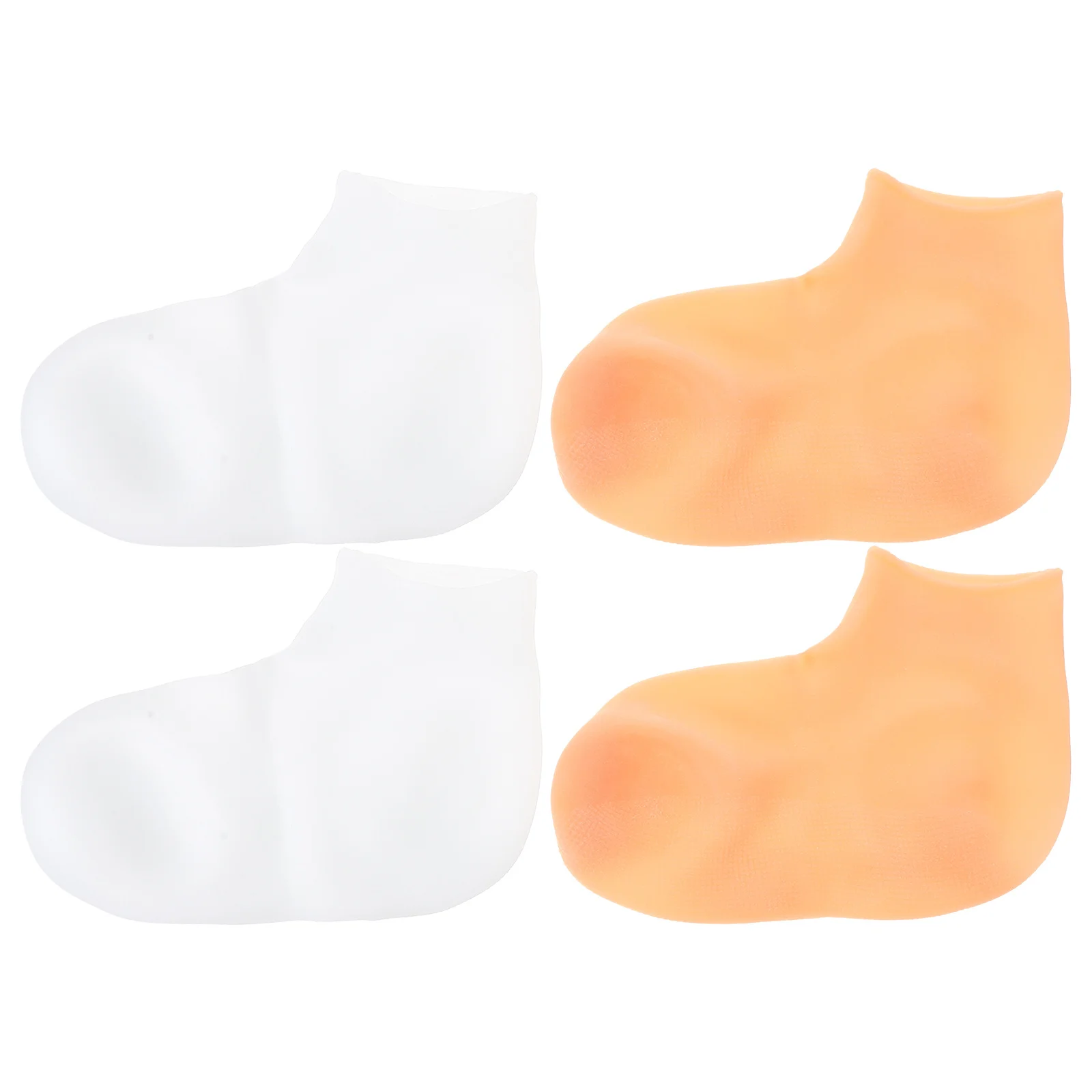 

2Pairs Lotion Moisturizing Socks Spa Socks Elastic Foot Care Reusable for Dry Cracked Feet Women Spa Foot Cover