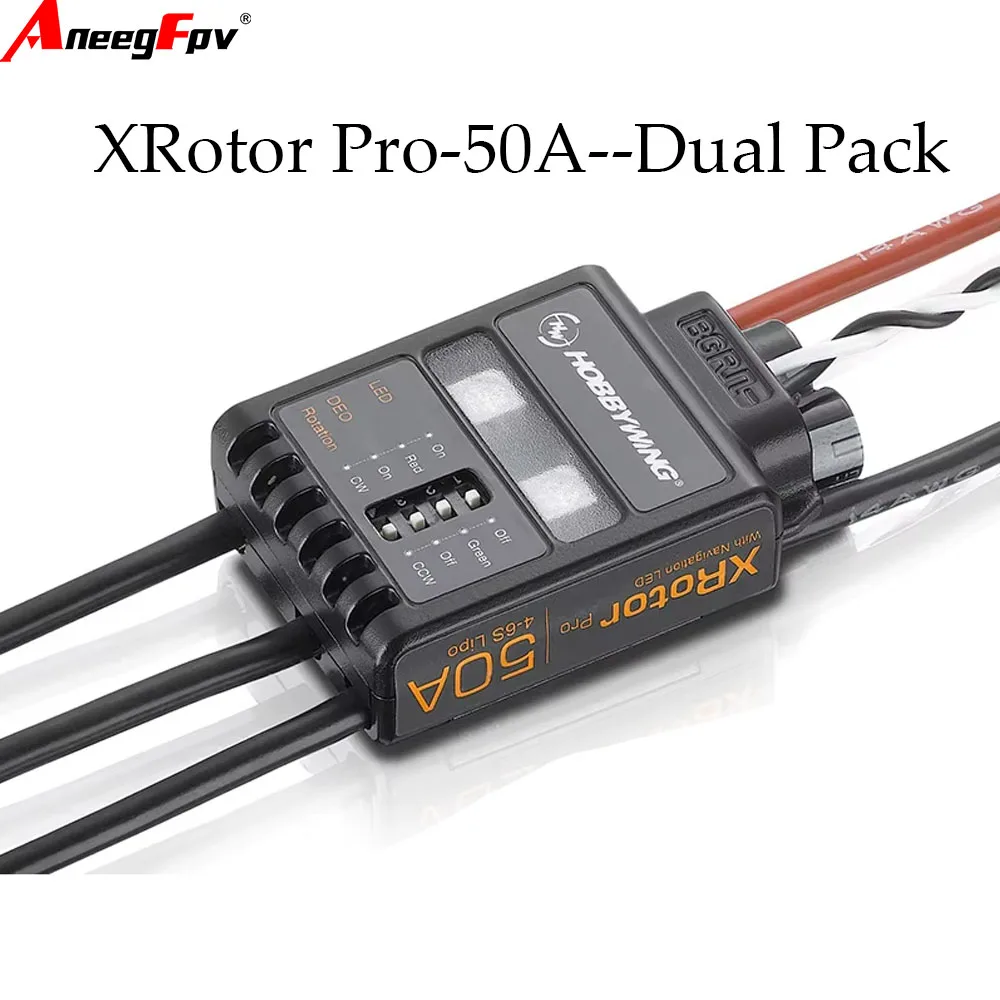 Hobbywing XRotor PRO 50A ESC 4-6S LiPo No BEC Multi-rotor Dedicated Brushless Electric Tuning with Navigation LED