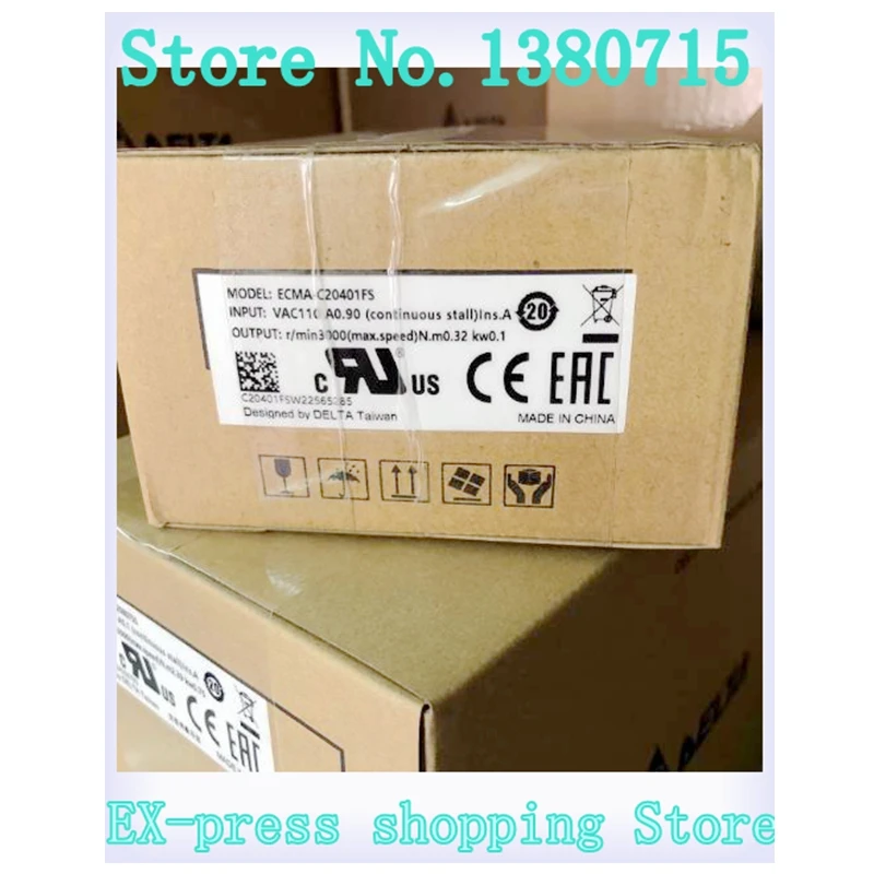 New ECMA-C20401FS 220V 100W 0.32NM 3000rp AC Brake For B2