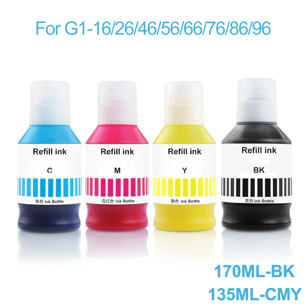 GI 16 GI16 GI-16 Premium Compatible Color Water Based Bottle Refill Tinta Ink for Canon MAXIFY GX6010 GX7010 Printer