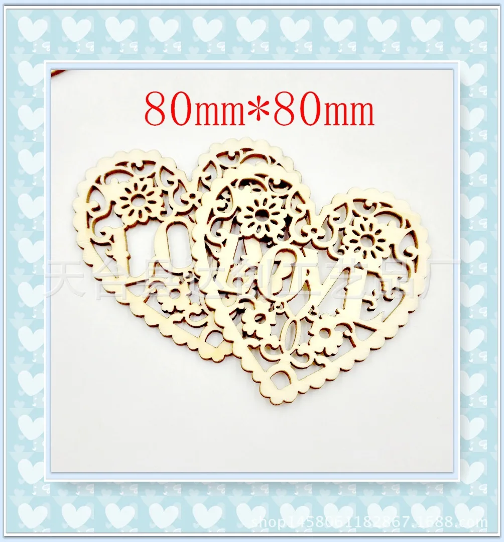 Fivela de coração de pêssego esculpida em madeira natural amor, suprimentos de casamento acessórios de roupas pingente decorativo amor