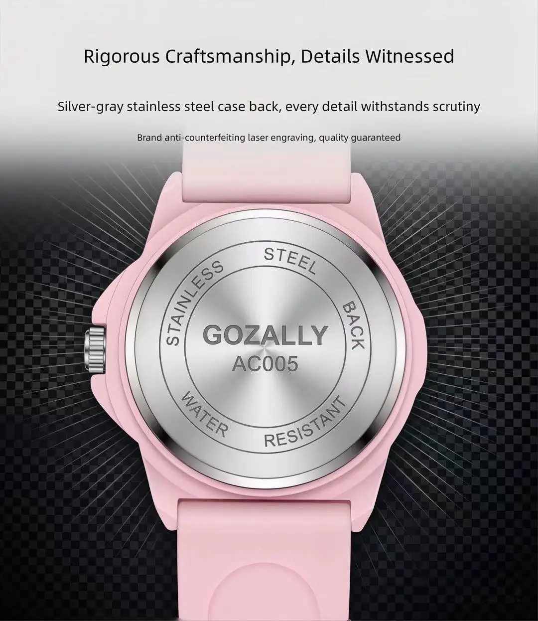 Wrist Color Aesthetics; Mint Green and Pink Color-Block Watch; Pleasing and Fresh, Full of Vitality; 3D Dial Brightens Skin Tone