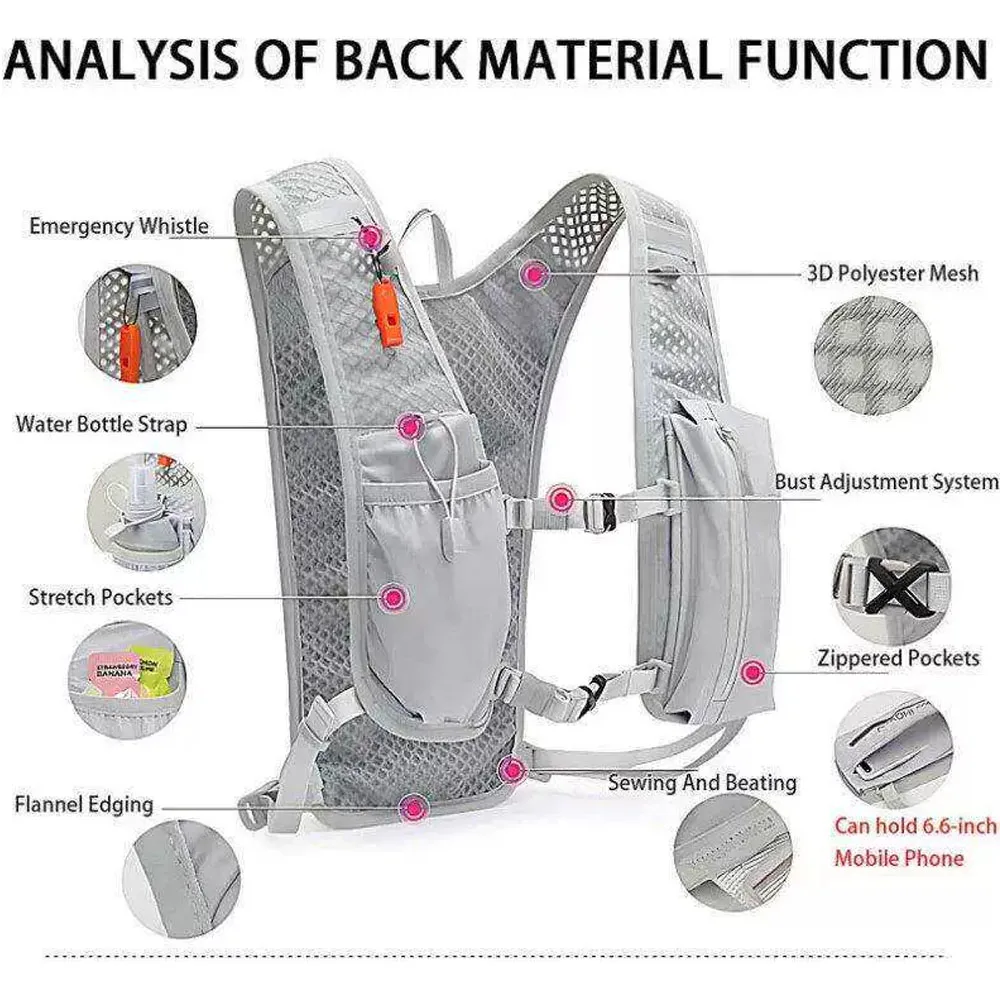 Outdoor Cycling Storage Vest description 5