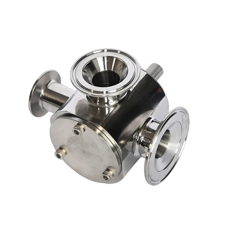 

Pneumatic Filling Machine Accessories 304 And 316 Paste Liquid Dual-Purpose Sauce Granule Three-Way Rotary Valve