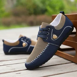 2024 Fashion Mens Casual Shoes Comfortable Loafers for Men Breathable Lightweight Slip-on Soft Men's Flats New Кроссовки Мужские