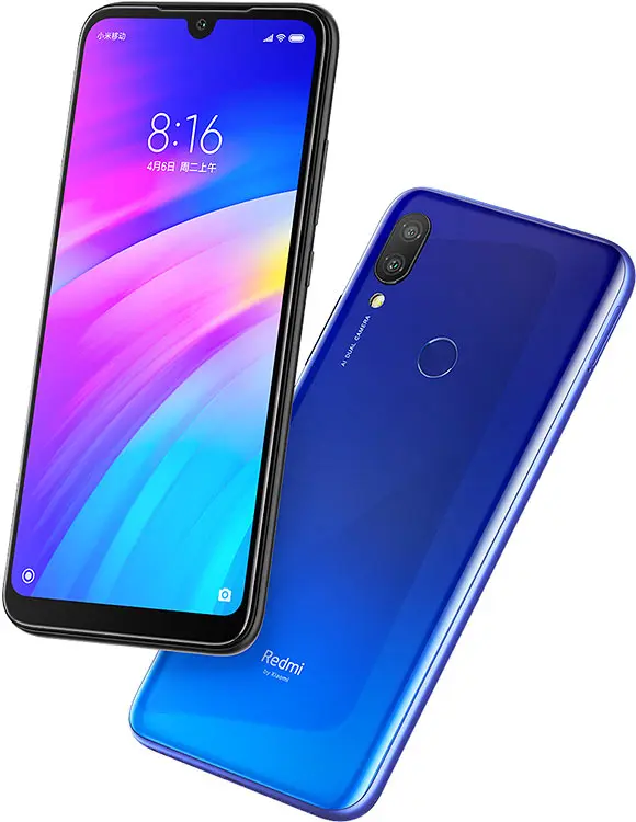 Xiaomi Redmi  7　新品　3GB RAM 64GB ROM　 Xiaomi Redmi 7 - 64GB - Comet Blue (Unlocked) (Dual SIM) for sale