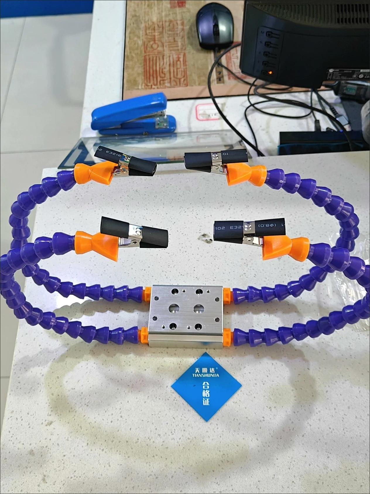 Suitable for multifunctional welding, electroplating, fixing bracket, maintenance circuit auxiliary fixture