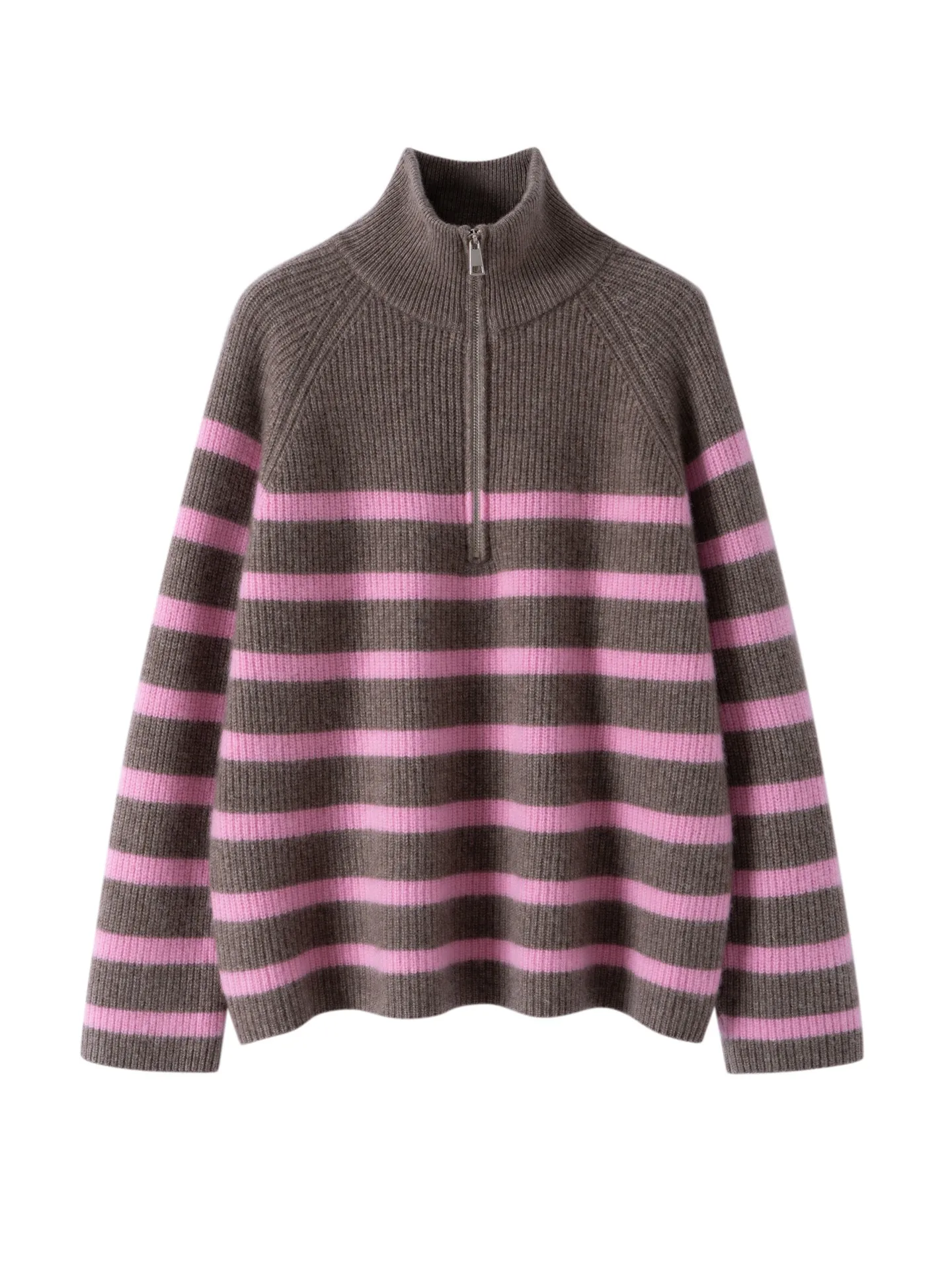 Luxe automne hiver femme pull élégant femme 100% cachemire tricots rayé pull mode dames à manches longues vêtements haut