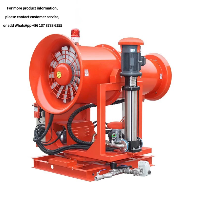 Mining Dust Use 50m Automatic Explosion-proof Fog Cannon Machine Hawkeye Linkage System Can Be Timed Quantitative Spraying