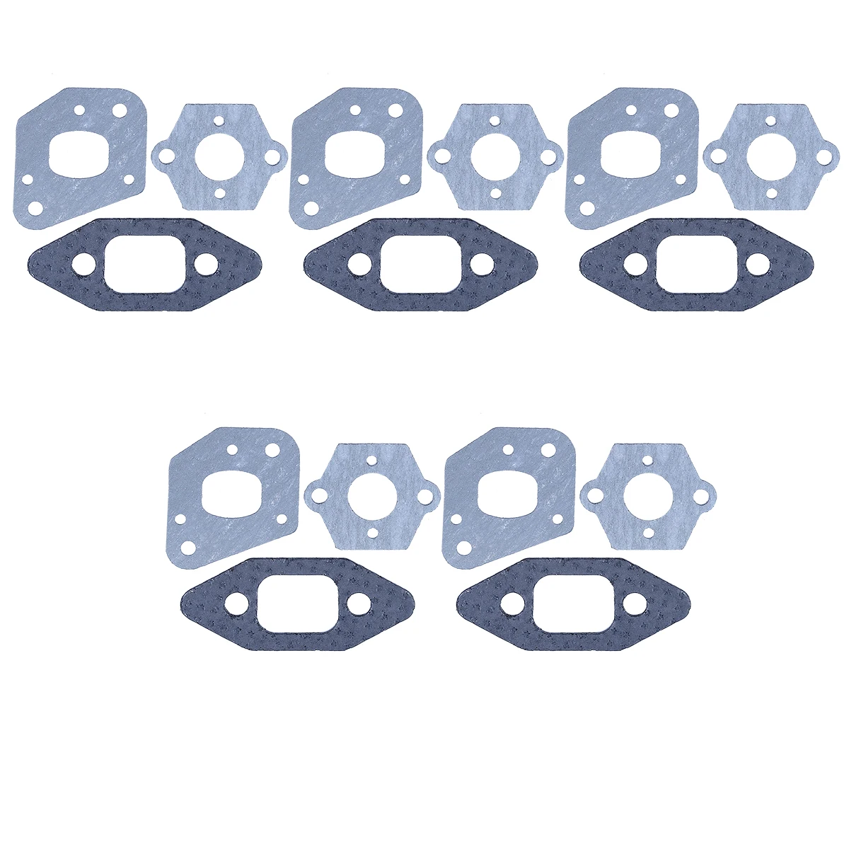 

5 Set Carburetor Carb Gasket Kit for Partner 350 351 352 370 390 for Poulan 1975 2050 2150 2550 PP220 Gas Chainsaw Saws 530