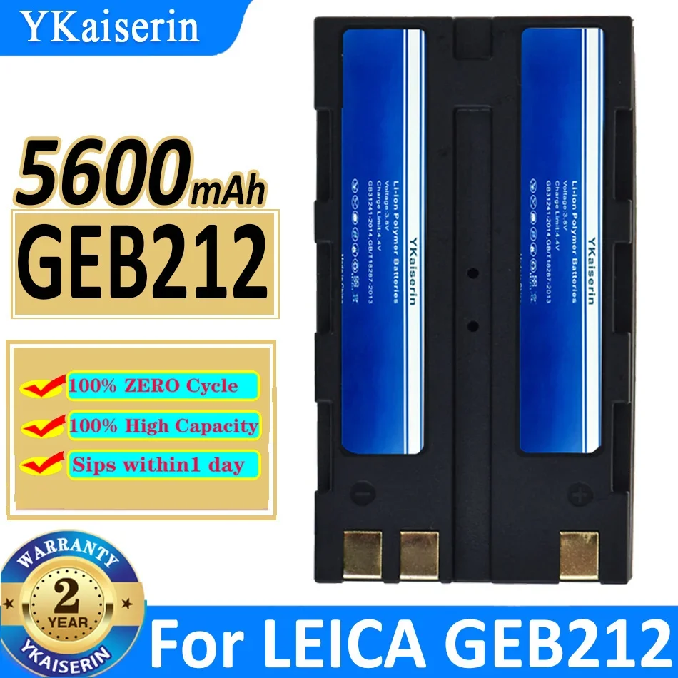 YKaiserin Battery For LEICA GEB211 GEB212  ATX1200 ATX1230 GPS1200 GPS900 GRX1200 Bateria