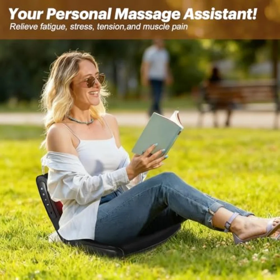 Shiatsu Neck and Back Massager Chair with HeatMassage Chair Full Body for Pain Relief Deep Tissue Massage Chair pad Lower Back