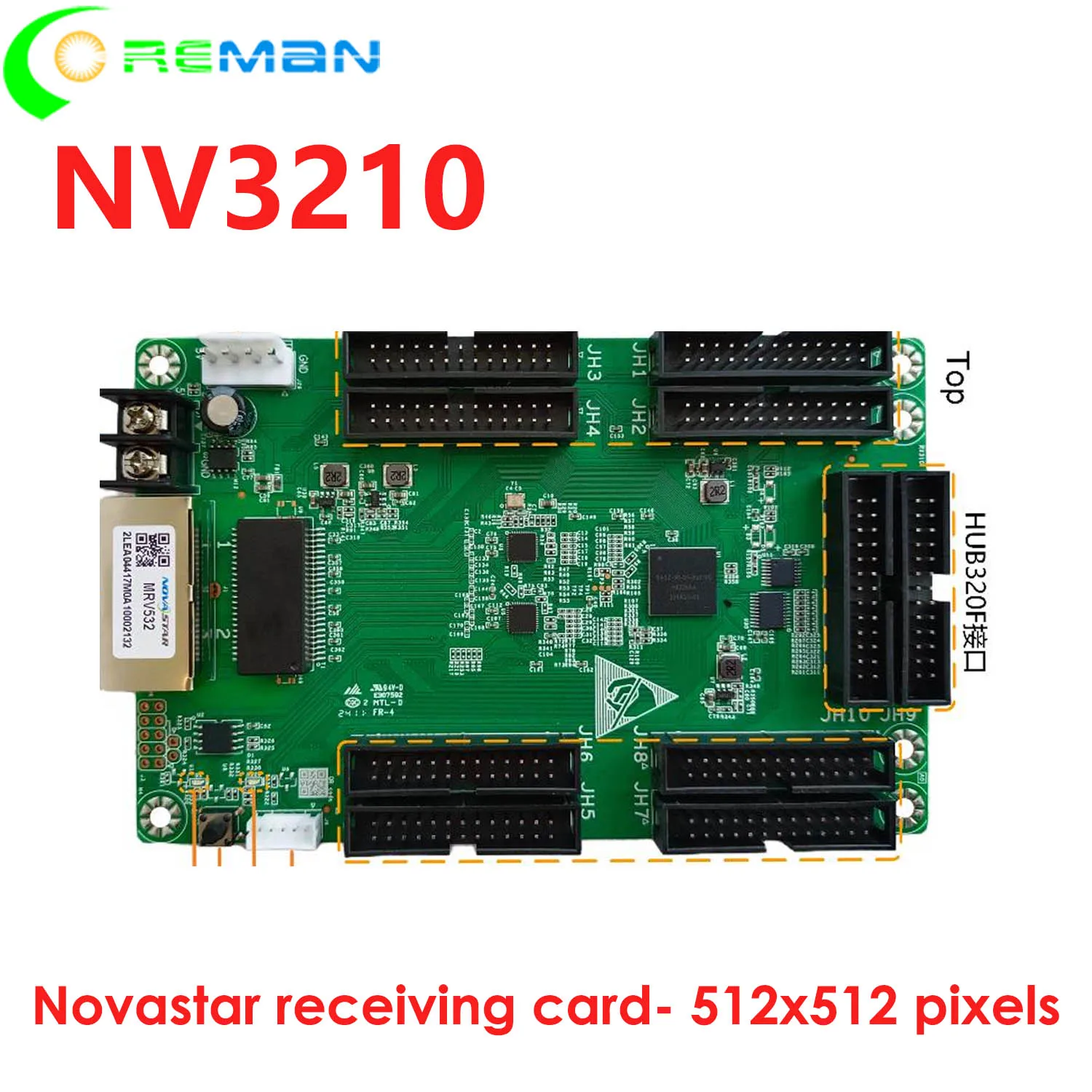 Novastar receiving card MRV532 NV3210 Hub320 for  26pin led module p1.25 p1.53 p1.667 p1.86 led module led screen