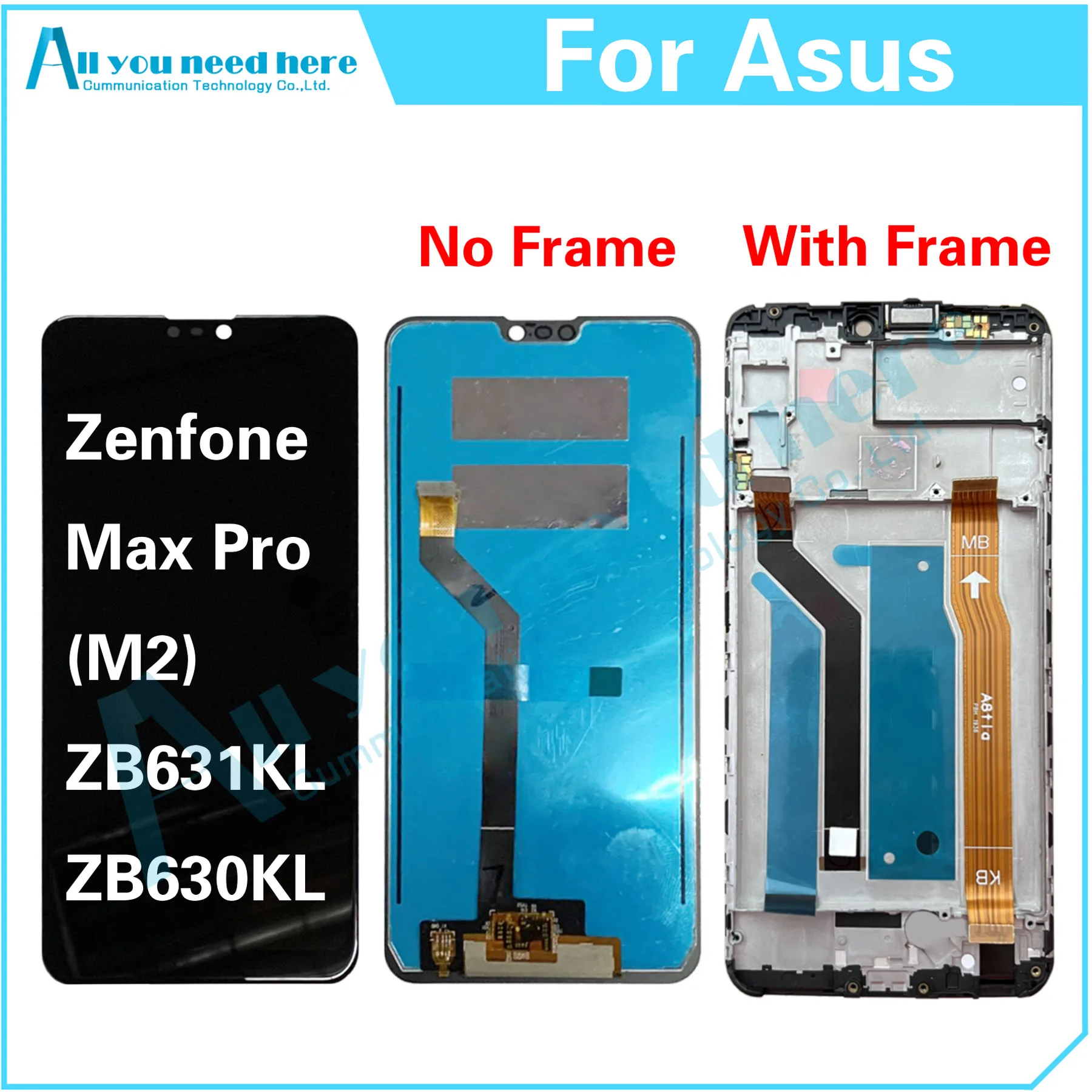 

For Asus Zenfone Max Pro M2 ZB631KL ZB630KL LCD Display Touch Screen Digitizer Assembly Repair Parts Replacement