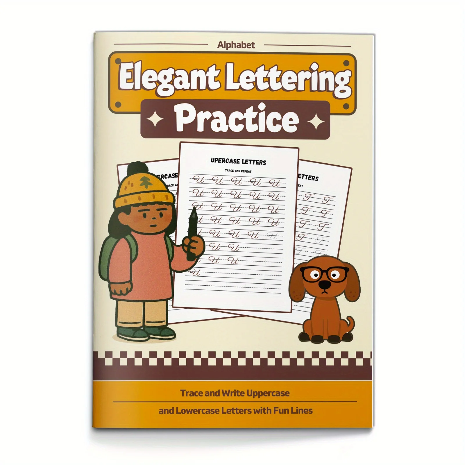 Uppercase Alphabet Tracing Workbook for Kids, Practice Writing Capital Letters A to Z with Guided Tracing