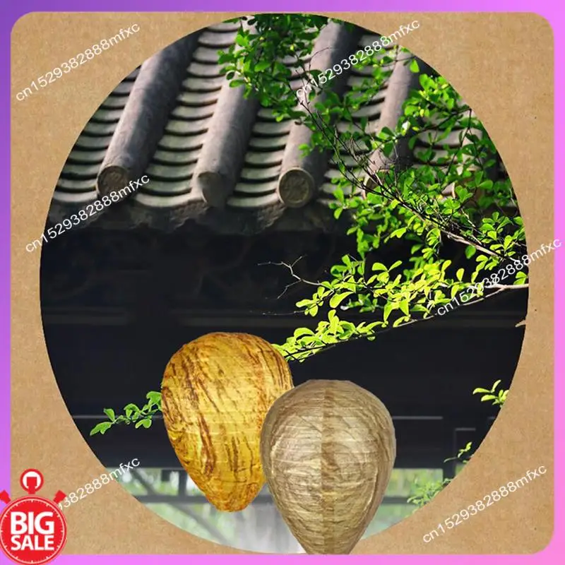 

Big Deal Wasp Nest Bait, Hanging Wasp Deterrent Wasp Trap Fake Wasp Nest Bait For Home And Garden Outdoor Wasp Deterrent Easy To