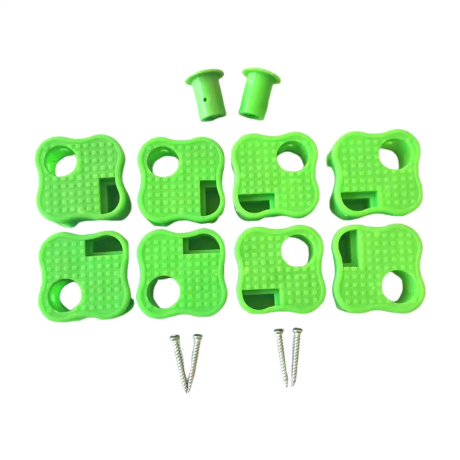 6x8 Pieces Camping Chair Replacement Feet Floor Protectors Outdoor with Screws Versatile Portable Professional Replacement Legs