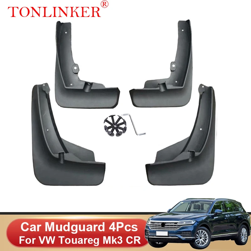 

Car Mudguard For Volkswagen VW Touareg CR NF GP Mk3 Mk2 Mk1 2006-2018 Mudguards Splash Guards Fender Mudflaps 4Pcs Accessories