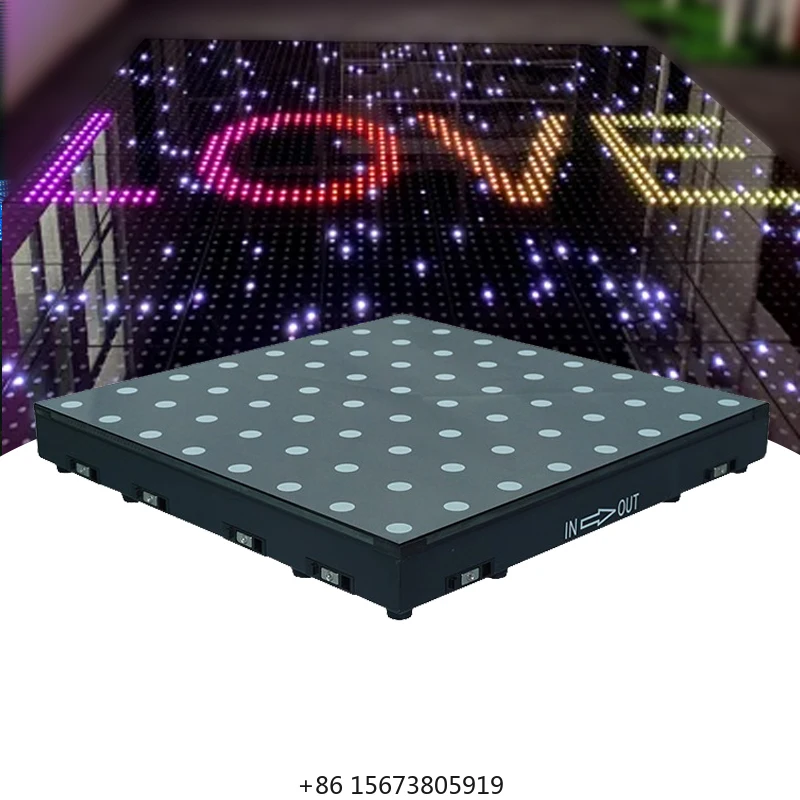 

Интерактивный танцевальный пол с LED-сенсорами, встраиваемые полноцветные светодиодные плитки для дискотек