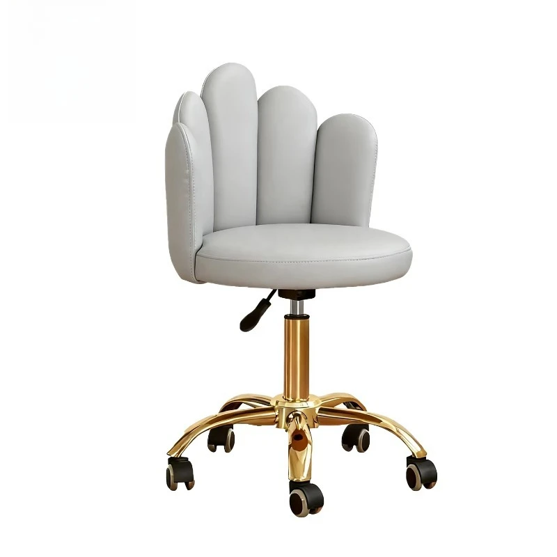 

Nail Salon Technician Chair Beauty Salon Pedicure Spa Stool With Wheels Salon Five-fingered Technician Stool Chair