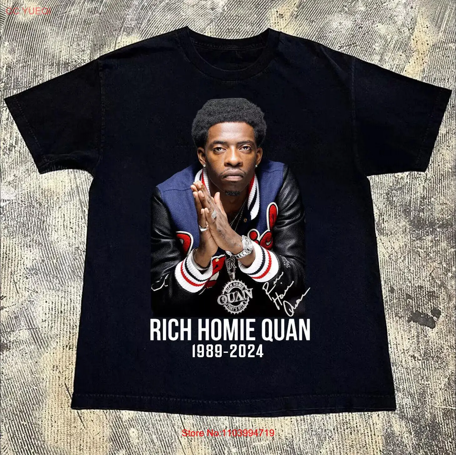 New Rich Homie Quan 1989-2024 Gift For Fans Unisex t-Shirt