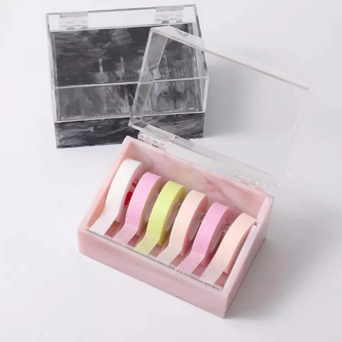 

Eyelash Tape Holder Cutter Cutting Adhesive Tape Plastic Holder Grafting False Lashes Extension Makeup Tools